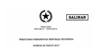 PERATURAN PEMERINTAH REPUBLIK INDONESIA NOMOR 28 TAHUN 2017 TENTANG PEMBUDIDAYAAN IKAN