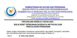 Revisi Perjanjian Kinerja Bulan Agustus